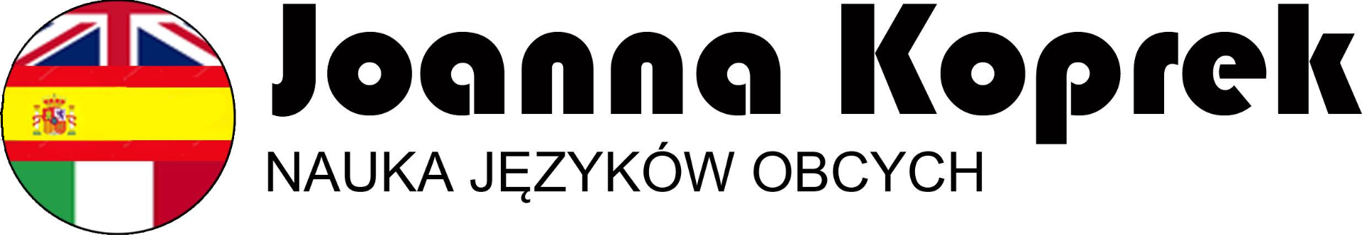 Joanna Koprek - nauka języków obcych